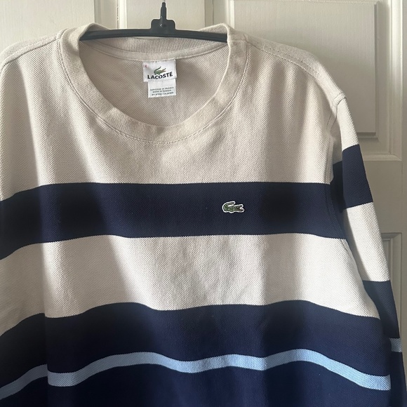 Lacoste - Striped Sweater - Size L (Lacoste 6) - Picture 1 of 6
